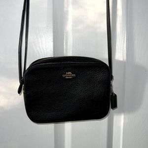 Coach Pebble Leather Camera Bag
